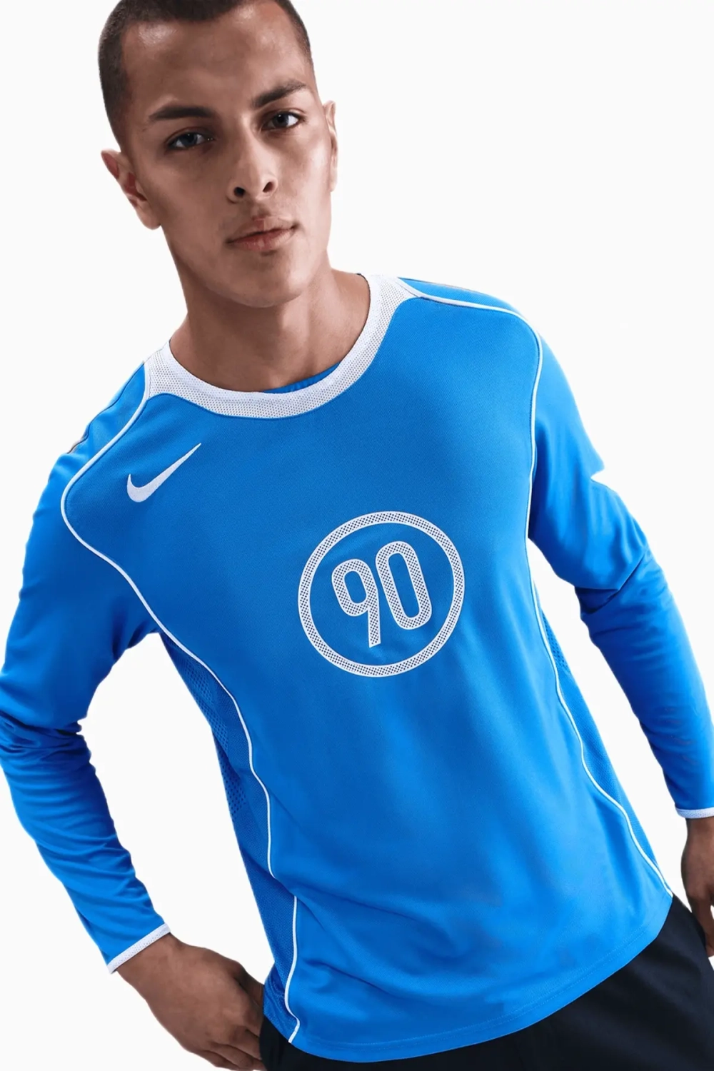 Футболка с длинными рукавами Nike Total 90 - синий