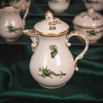 Кофейный сервиз на 6 персон «Зеленый дракон и феникс»