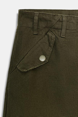 ZARA БРЮКИ КАРГО — ZW COLLECTION, ХАКИ