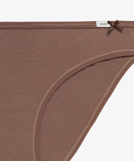 Женские трусы бикини (3шт) Atlantic 3CLP-001, винный + темный капучино + бежевый