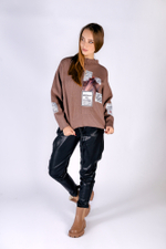 Кожаные штаны со шнуровкой купить