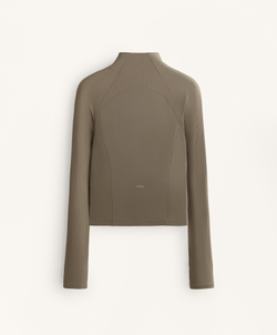 Oysho Высокотехнологичная куртка в рубчик, светлый хаки