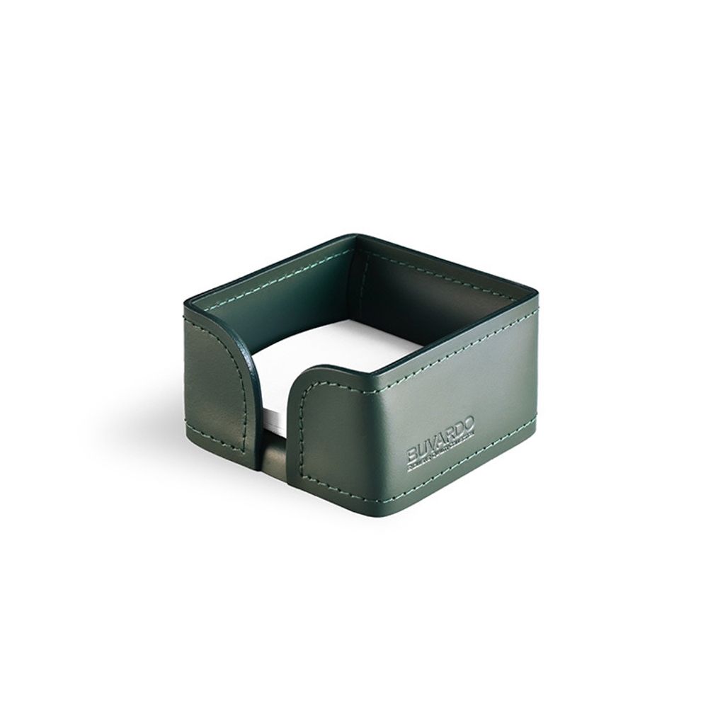 Лоток для блока бумаги из двухслойной кожи Cuoietto 100*100*60 (TBC100-100-60) 2