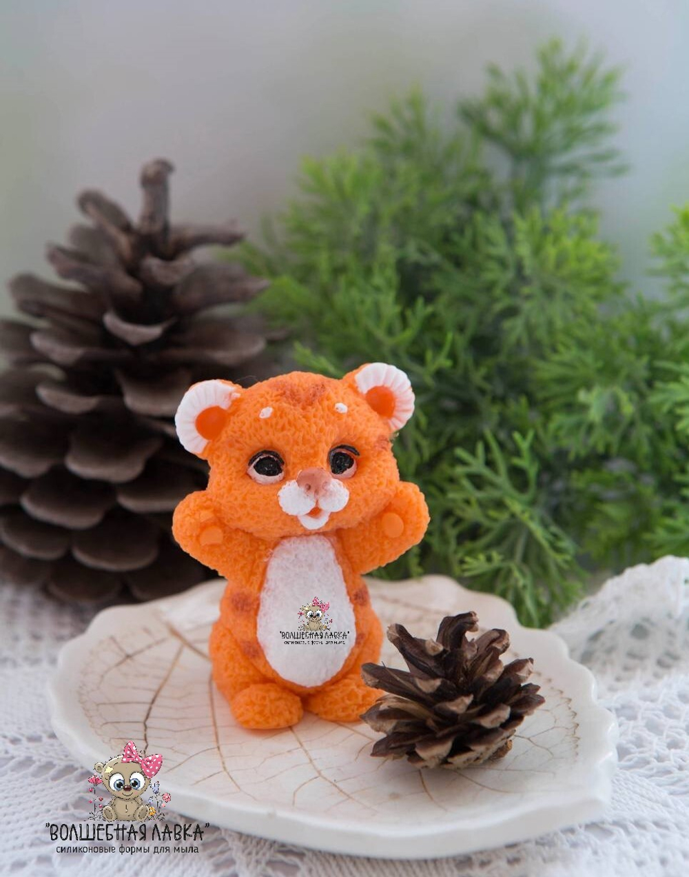 Силиконовая форма Тигренок