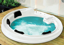 Акриловая ванна Gemy G9090B 190х190 с гидромассажем