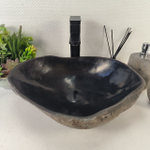 Раковина из речного камня RS-65430 46*37*14 0856