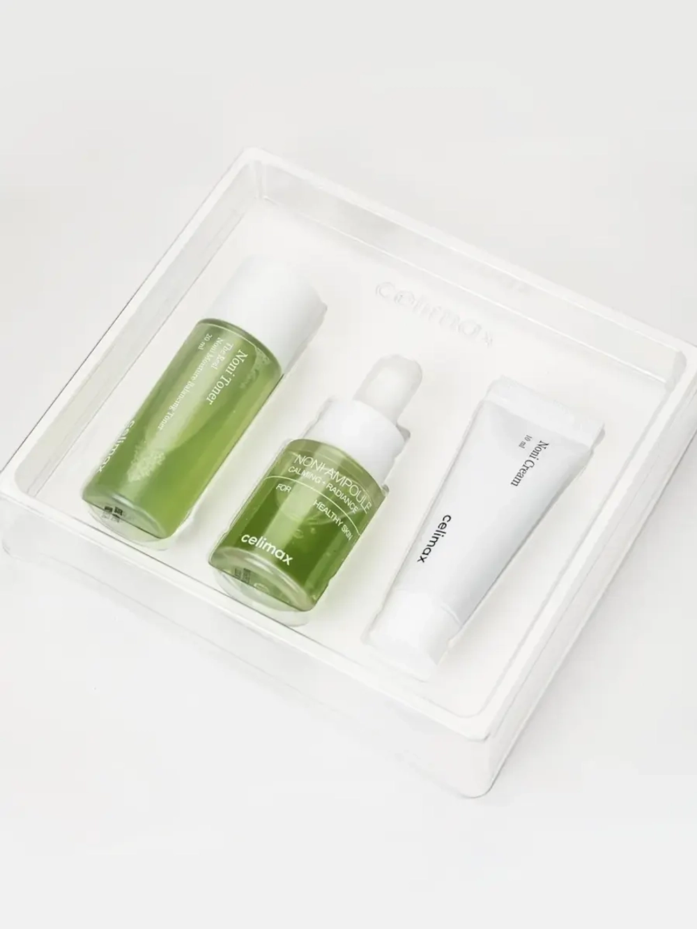 Celimax Дорожный набор: тонер + сыворотка + крем The Real Noni Starter Kit 20+10+10 мл