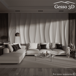 Гипсовая панель Риф-3