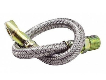 Шланг тормозной армированный "redBTR" в металлической оплетке 469-3503160-28 (300 мм)