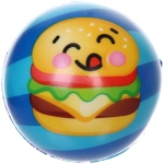 Мяч 7,6 см «Вкусняшки» (антистресс), микс СТИКЕР НА ВЛОЖЕНИЕ