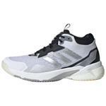 Adidas Crazyflight 5 Mid Indoor Cloud White Silver Metallic Core Black Women"s