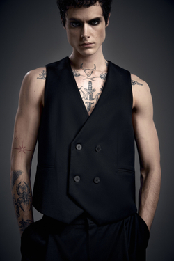 Жилет мужской оверсайз, черный