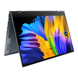 Ноутбук 14" ASUS Zenbook 14 Flip UP5401EA-KN044T Core i5 1135G7/8Gb/512Gb SSD/14" Touch WQXGA+/Win11 Серый (90NB0V41-M00780)
