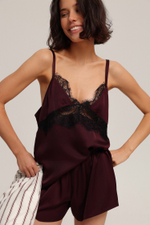 Шорты атласные