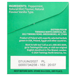 Twinings, ароматизированный травяной чай, с перечной мятой, без кофеина, 20 чайных пакетиков, 40 г (1,41 унции)