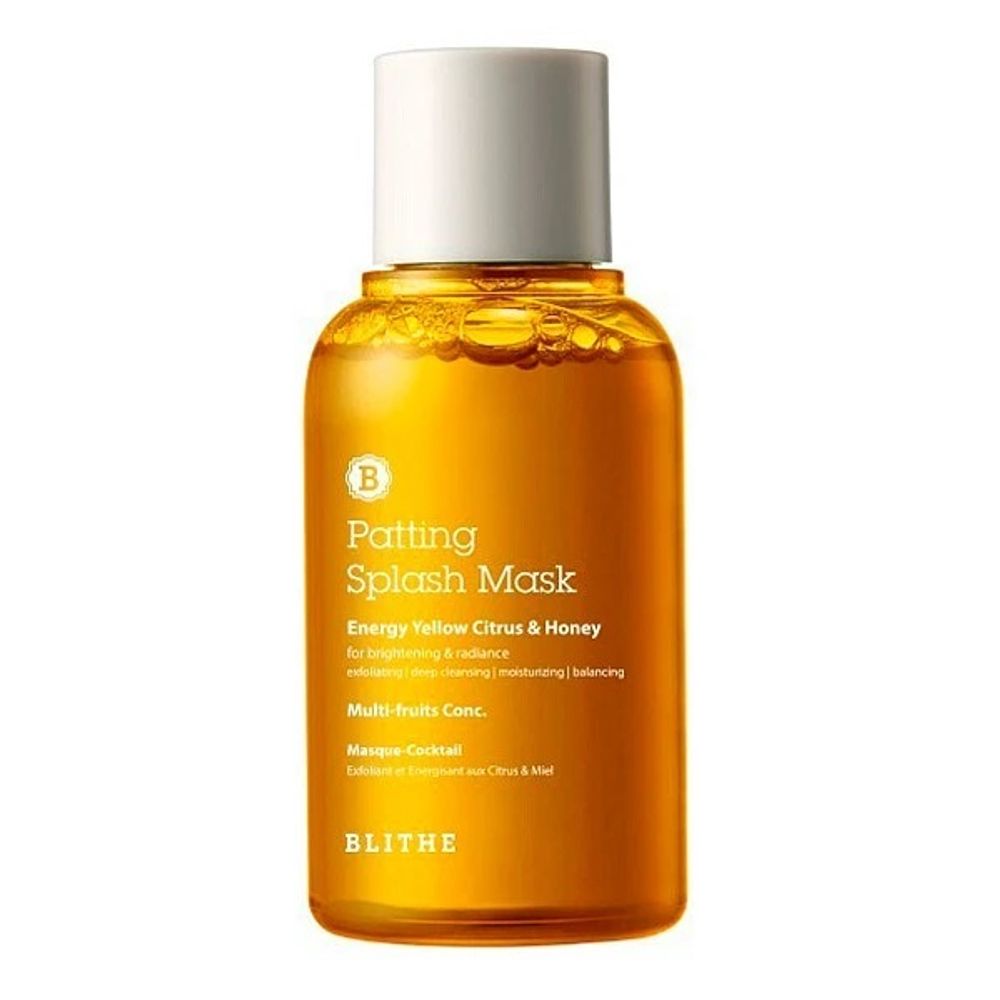 Blithe Сплэш-маска для сияния «Энергия Цитрус и мед» - Energy yellow citrus&amp;honey splash mask, 70мл