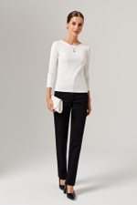 23134 Лонгслив женский (молочный)