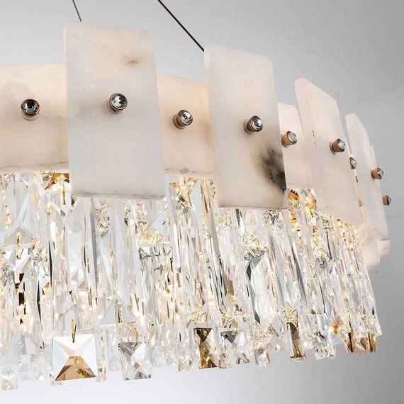 Подвесная светодиодная люстра Modelux Premium ML.6980.800P GD