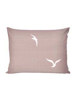 Постельное белье перкаль Сказка "Чайки/Чайки (компаньон)" 1,5-сп Наволочка 50х70 см 1 шт Простынь на резинке 90x200 см Пододеяльник 145x215 см