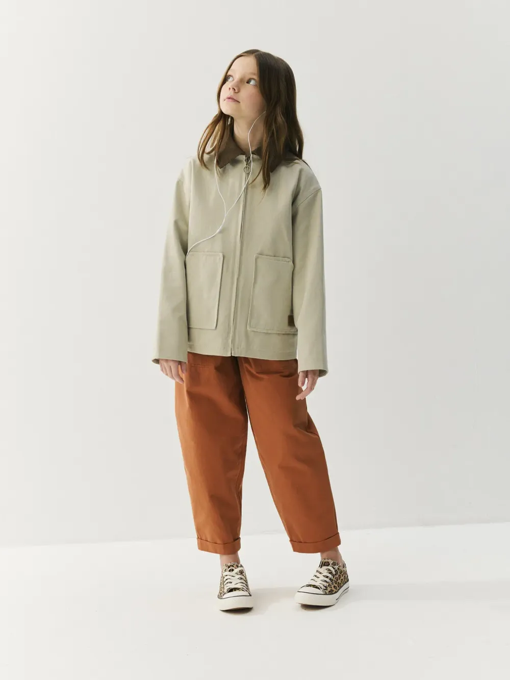 Ветровка из габардина "Шалфей" 7+