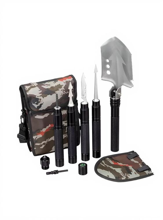 Тактическая лопата складная многофункциональная 118 см