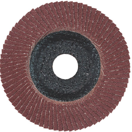 Круг шлифовальный лепестковый торцевой, тип КЛТ 1, P 80, Ø 115 х 22,2мм. «Maxmum» 74003