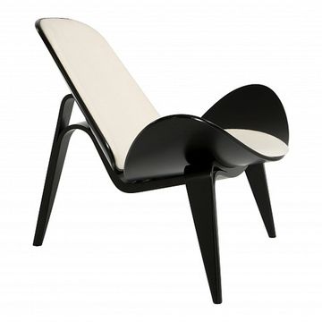 кресло shell armchair (ткань) (by Steel Arts)