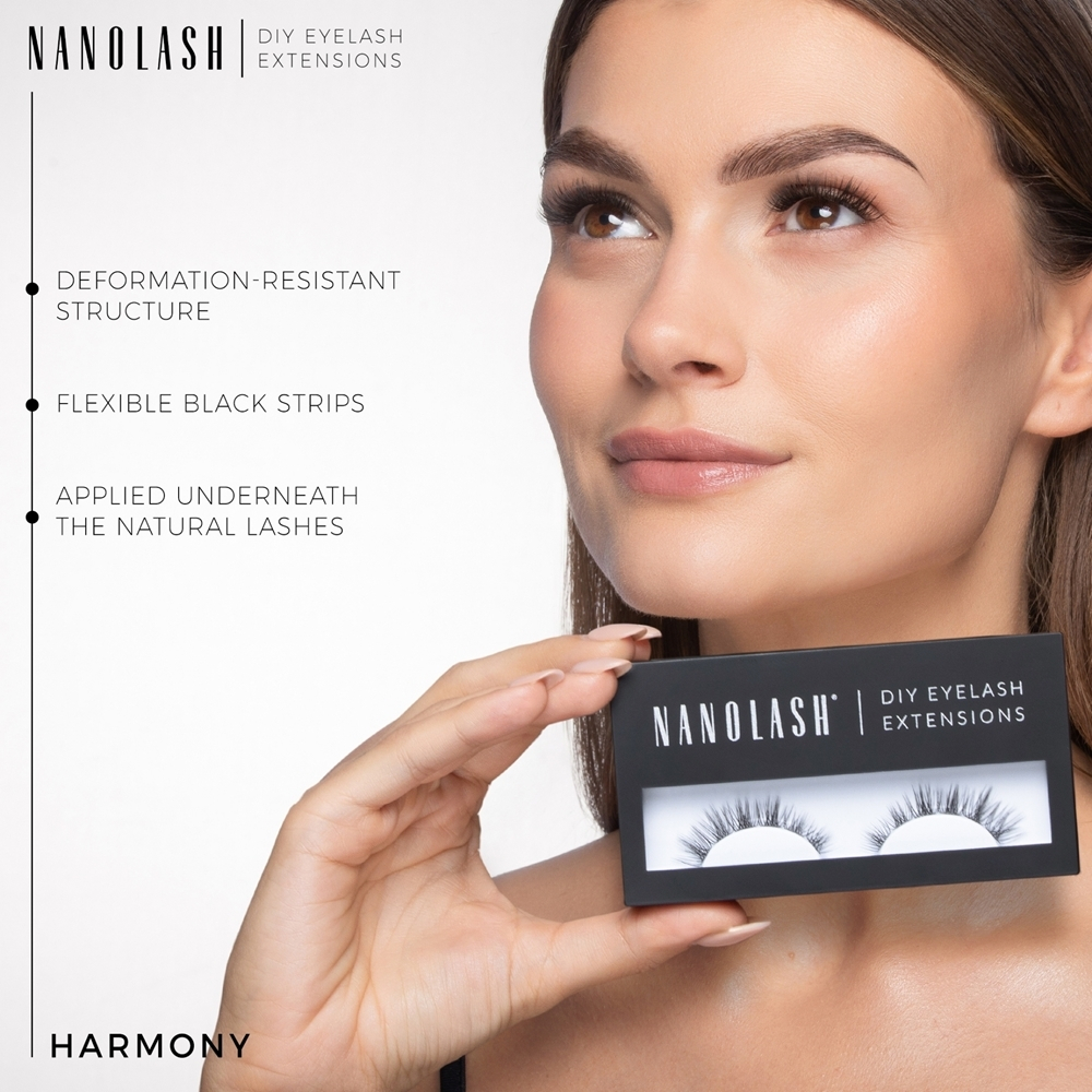 Nanolash DIY Eyelash Extensions - Пучки ресниц без узелков, 36 шт.