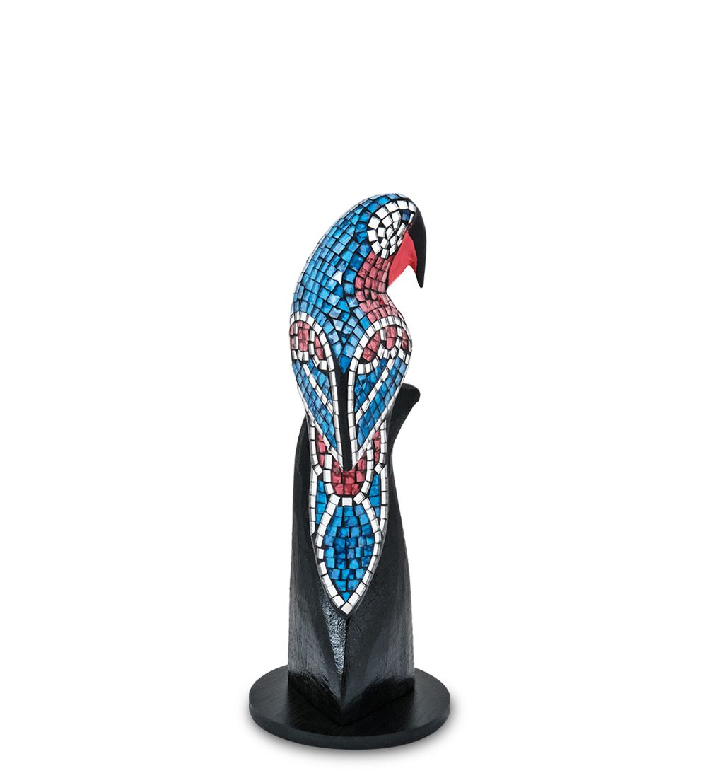 Decor and Gift 23-028-01 Н-р статуэток из трех «Попугай» дерево+стекл.мозаика (50,40,30 см)