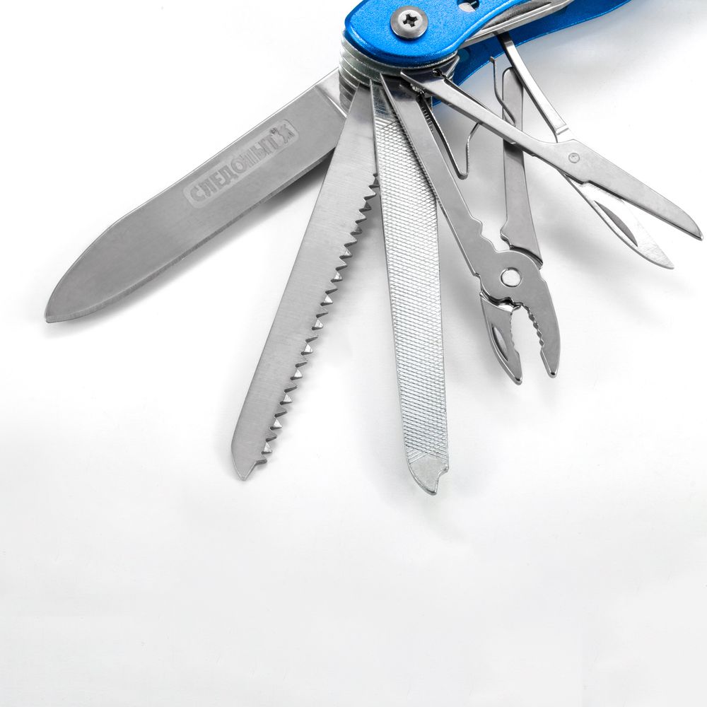 Мультитул &quot;СЛЕДОПЫТ&quot;, бол., 11 предметов, в чехле, в коробке/120/