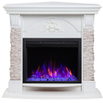 Каминокомплект Real Flame Athena Corner GR с очагом Saphir 25,5 (угловой)