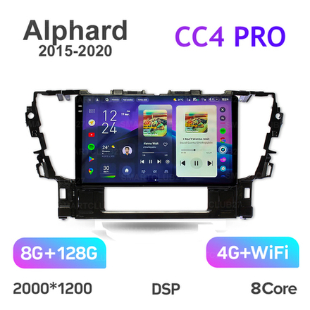 Teyes CC4 Pro 10.2" для Toyota Alphard 2015-2020