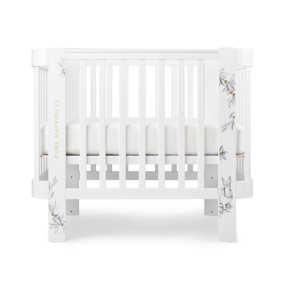 Кроватка-люлька Happy Baby Mommy Love by Akhmadullina, белый