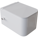 Унитаз подвесной с биде Boheme Mane 970-SET-2-W, белый глянец с крышкой-сиденьем с микролифтом