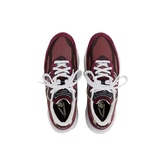 New Balance NB 990 V6 Беговые кроссовки Низкие Бургундский Унисекс