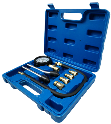 Компрессометр (шланг, 2 удлинителя, 4 адаптера) TA-G1005 AE&T