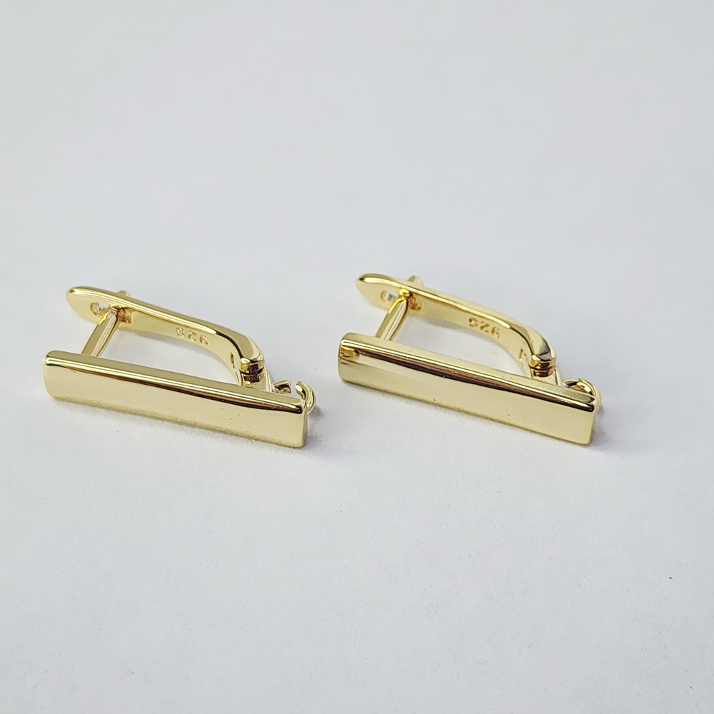 Ювелирные швензы, английский замок, позолота, люкс фурнитура