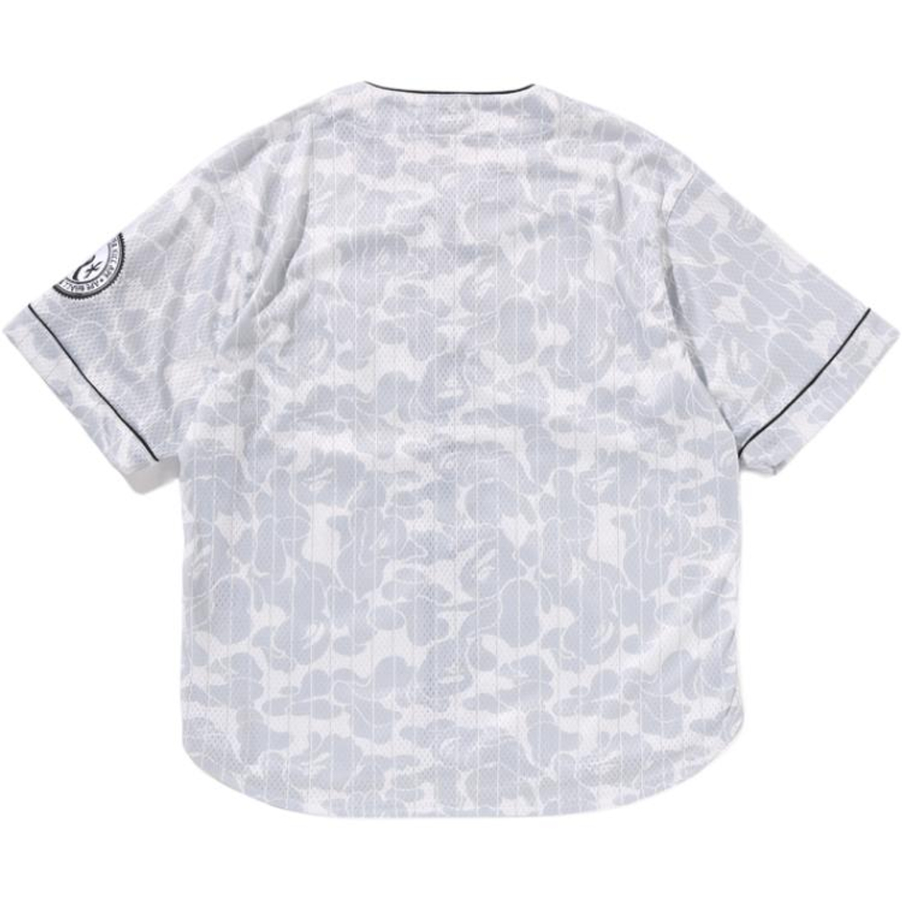 A Bathing Ape Bathing Ape Camo Stripe Baseball Shirt