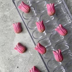 158 | Форма для шоколадных конфет "Тюльпан" (275*135 мм)