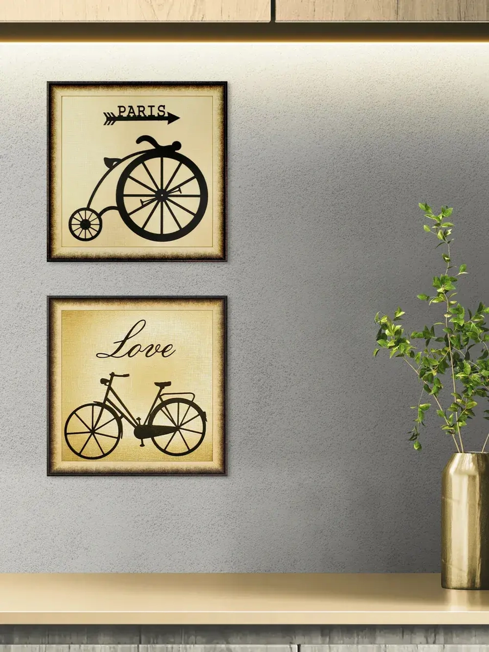 Панно на стену для интерьера 35*35 см