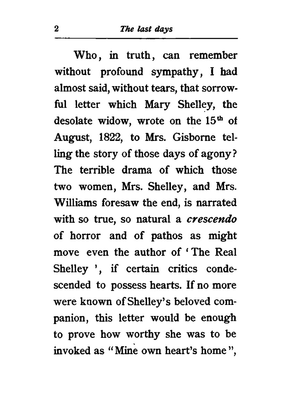 The last days of Percy Bysshe Shelley | Guido Biagi