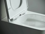 Унитаз напольный Ceramica Nova Cubic CN1803 безободковый, с бачком, с крышкой микролифт