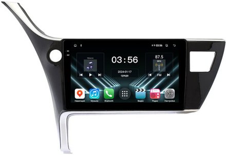 Магнитола для Toyota Corolla E180 2016-2019 (Китай) - FarCar DX10-7210 монитор 10.36" IPS на Android 13, 4+64Гб, CarPlay