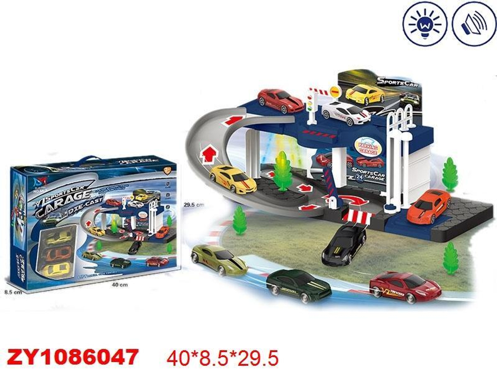 Парковка с транспортом, коробка 5A-3