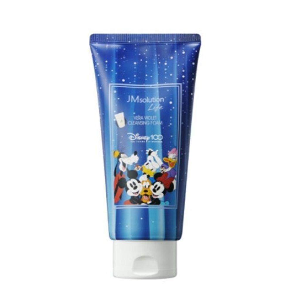 JMSolution Foam Cleansing Disney Life Vera Viole пенка для умывания с экстрактом алое