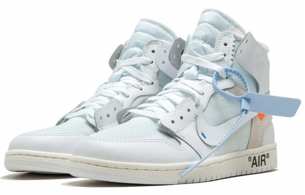 Кроссовки Off-White X Jordan Air Jordan 1 High White The Ten