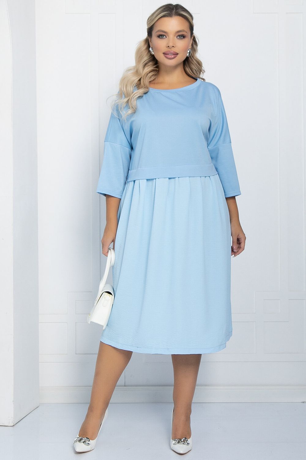 Платье бохо (голубое) П11634 LT Collection