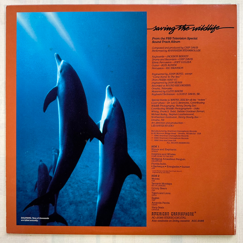 Mannheim Steamroller ‎– Saving The Wildlife (США 1986г.)