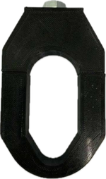 Крепление фары печатное для электросамоката Kugoo M4, M5 и подобных рулевых стоек