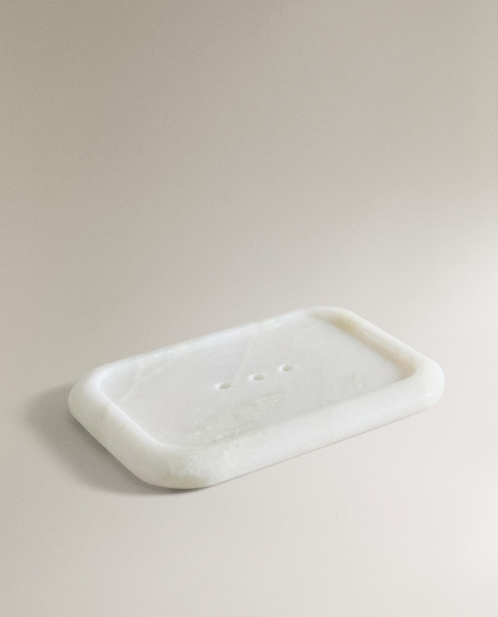 Zara Home мыльница, мрамор, молочный